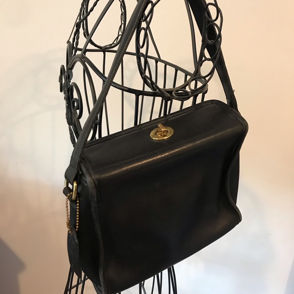 Vintage coach black bag